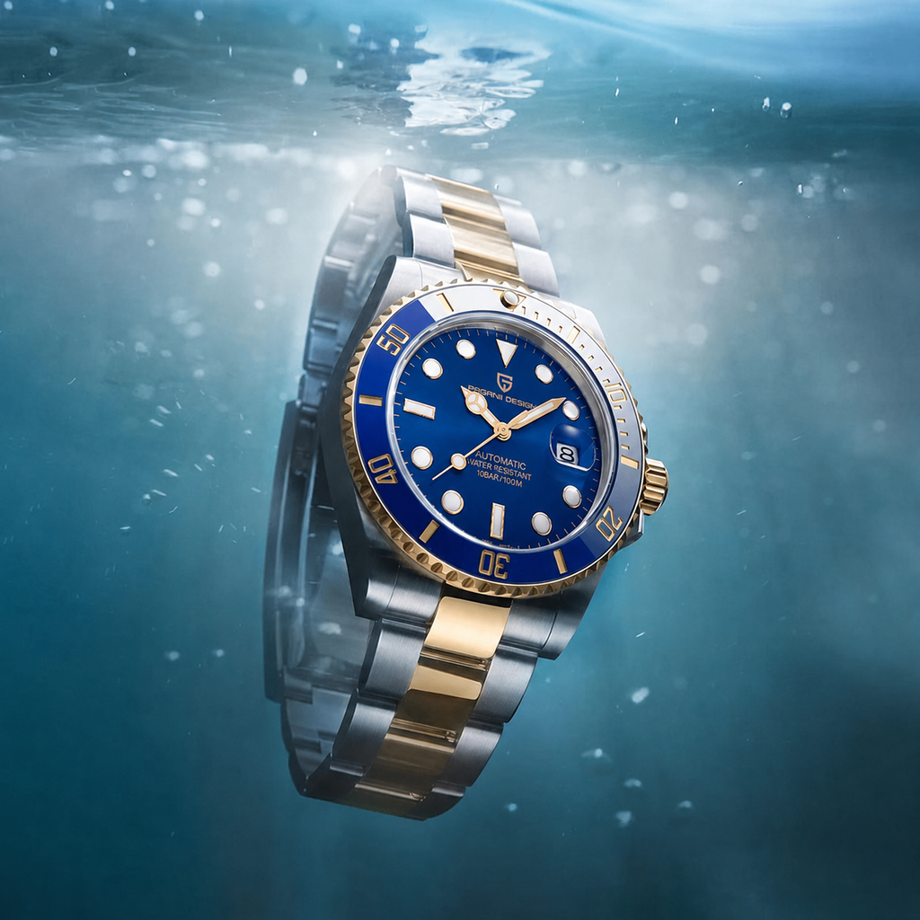 PAGANI DESIGN Diver Automatic – Relógio Mecânico em Aço