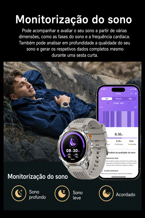 ESTG HT37 Outdoor – Smartwatch Desportivo by Frazione