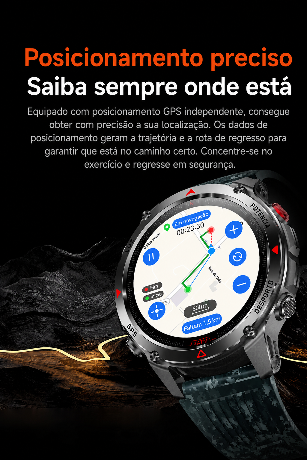ESTG HT37 Outdoor – Smartwatch Desportivo by Frazione