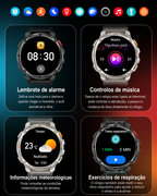 ESTG HT33 Outdoor – Smartwatch com Lanterna LED by Frazione