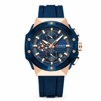 CURREN Sport Chrono – Relógio Cronógrafo em Silicone