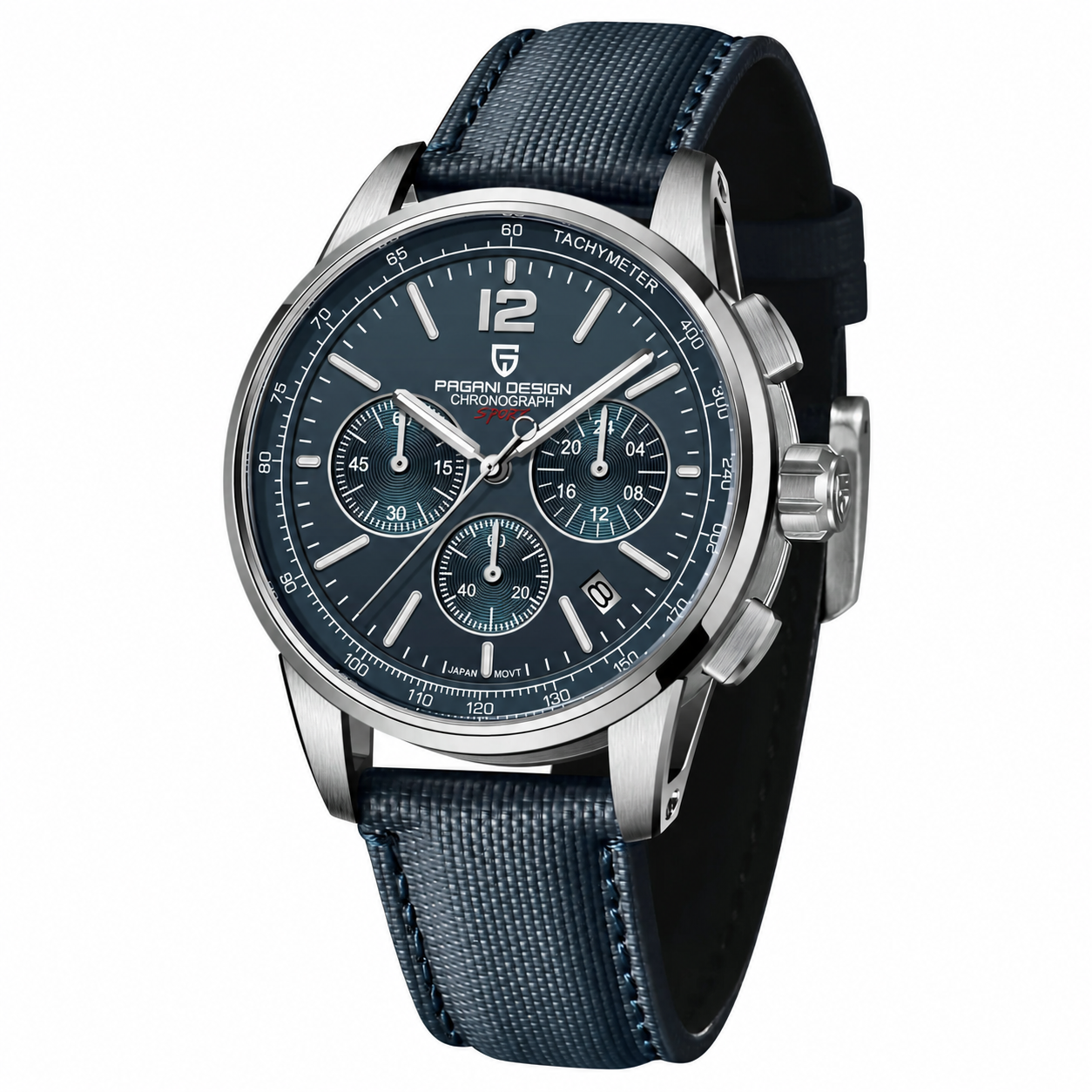 PAGANI DESIGN VK63 Sapphire – Relógio Cronógrafo em Aço