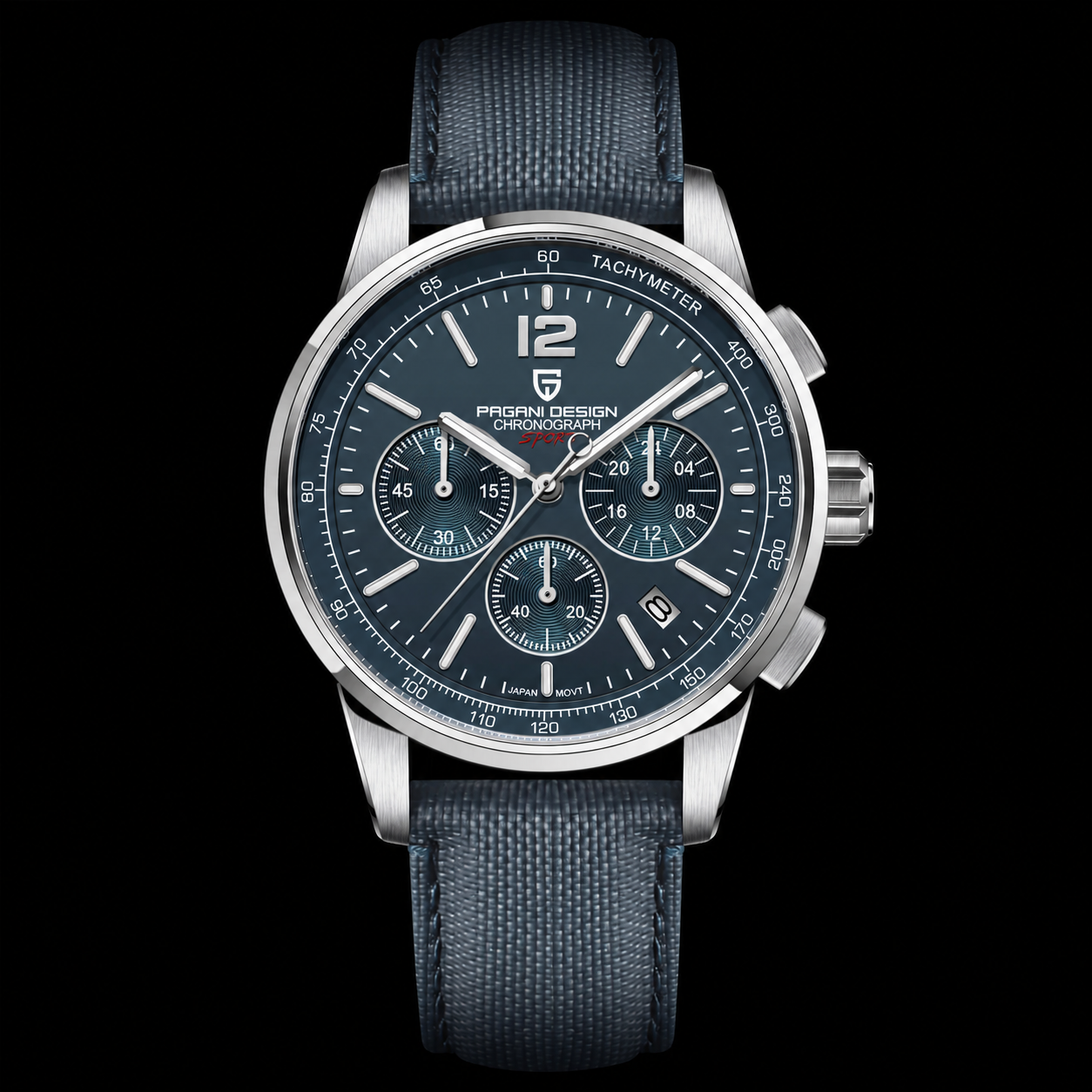 PAGANI DESIGN VK63 Sapphire – Relógio Cronógrafo em Aço