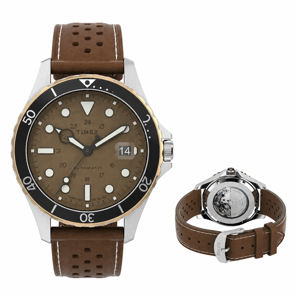 Relógio TIMEX Automático Skeleton em Aço Inoxidável