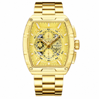 NAVIFORCE Chrono Tonneau 8066 – Relógio em Aço