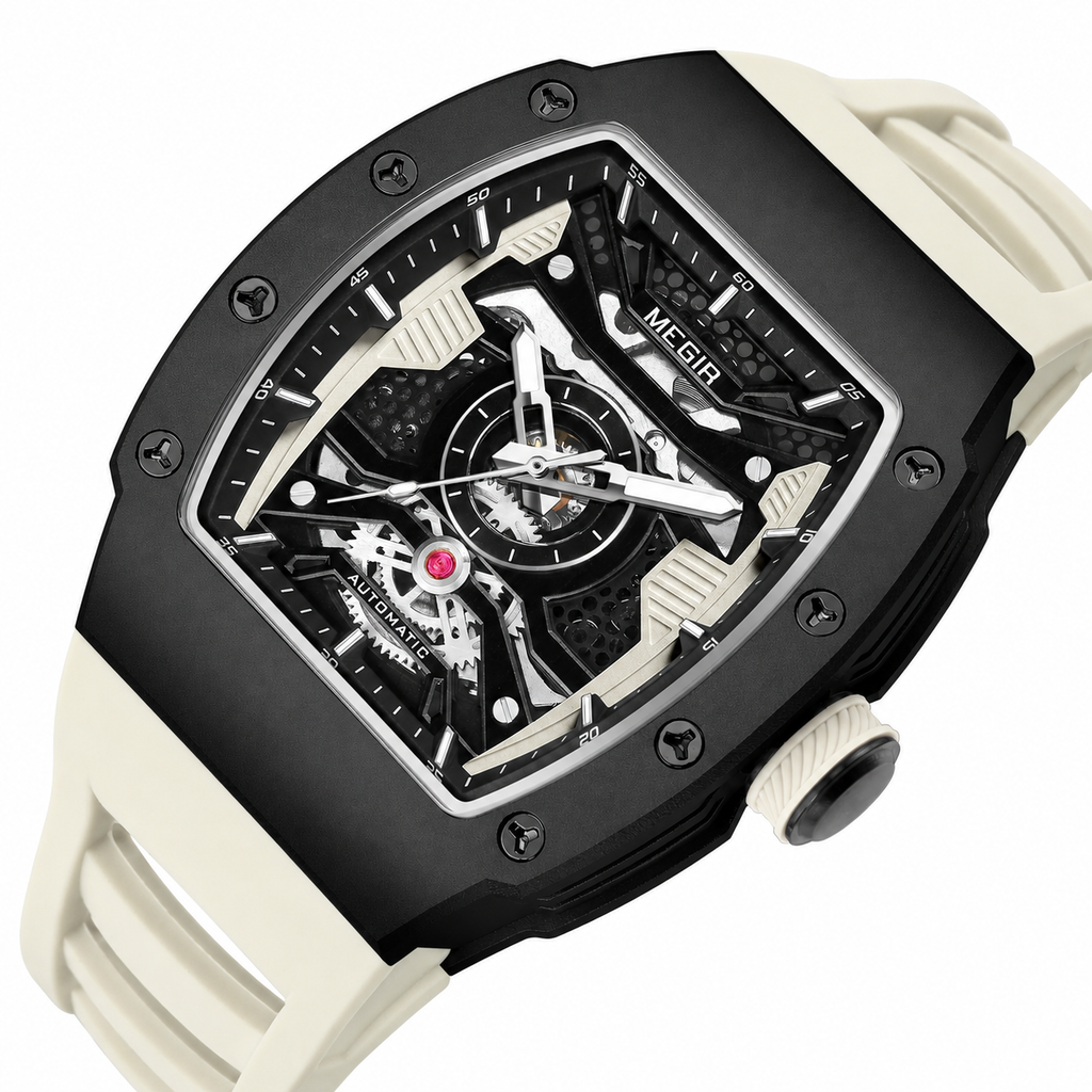MEGIR Skeleton Automatic 8604 – Relógio Masculino