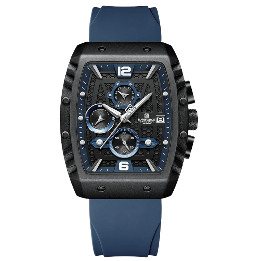 Relógio Cronógrafo Masculino Desportivo NAVIFORCE NF8025  Resistente à Água