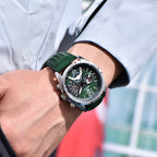 Relógio Cronógrafo BY-5171 com Bracelete em Pele