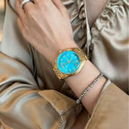 Relógio Feminino Swiss Luxury – Elegância Brilhante