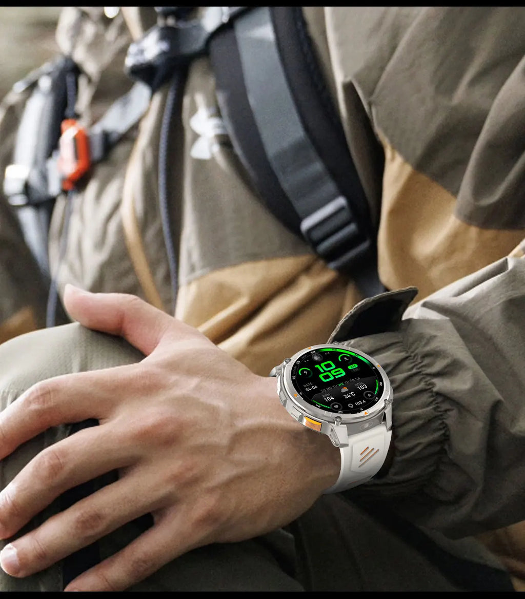 ESTG HT33 Outdoor – Smartwatch com Lanterna LED by Frazione