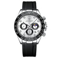 POEDAGAR 629 Chrono Sport | Silicone · Luminoso · Data