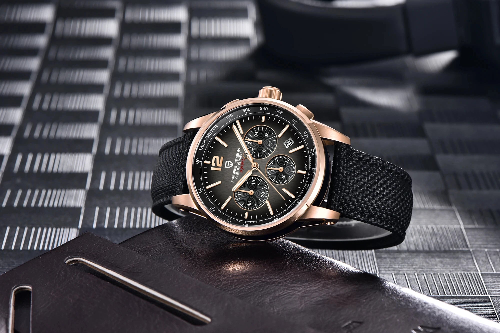 PAGANI DESIGN VK63 Sapphire – Relógio Cronógrafo em Aço