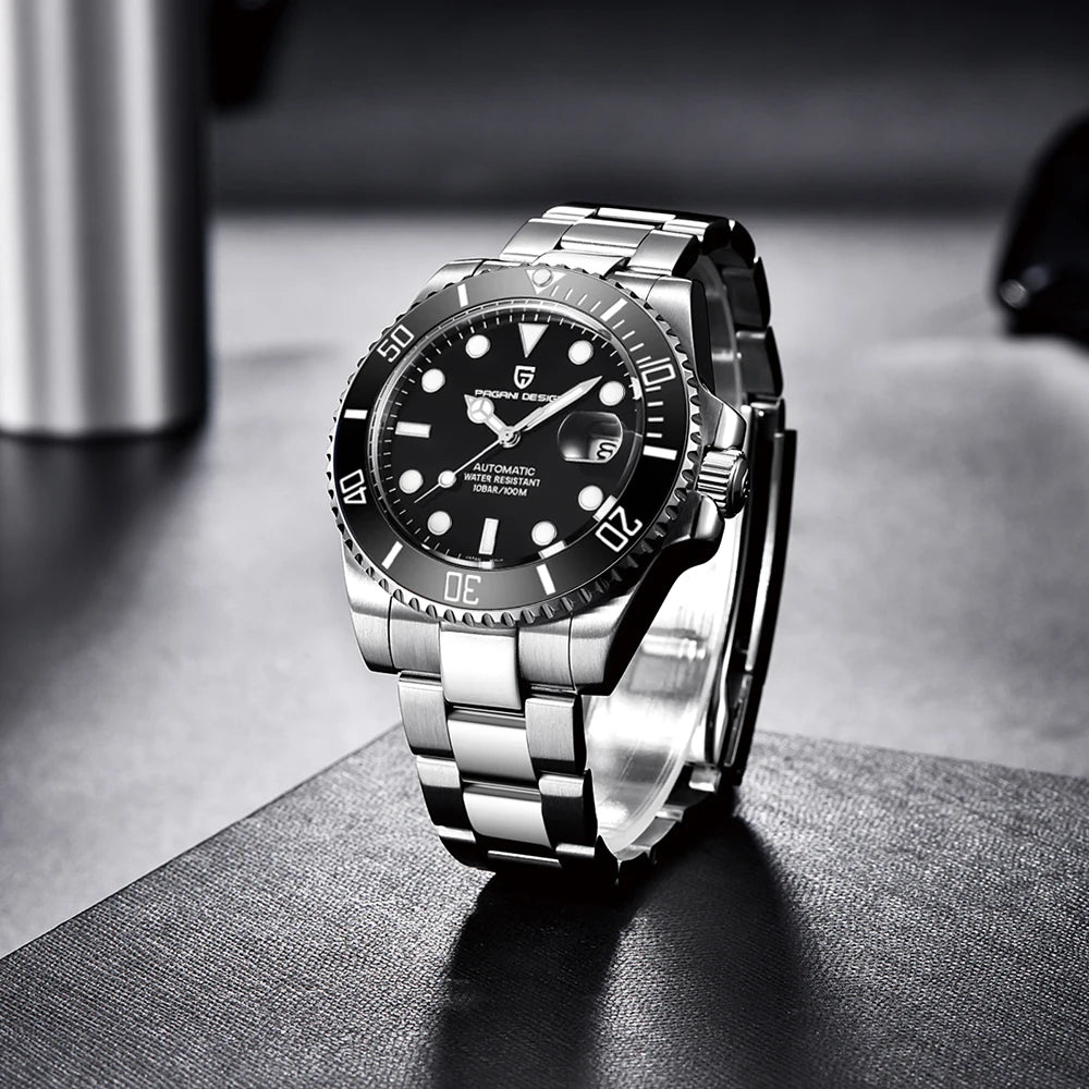PAGANI DESIGN Diver Automatic – Relógio Mecânico em Aço