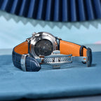 PAGANI DESIGN PD1790 Automático – Vidro Safira e Bracelete em Pele